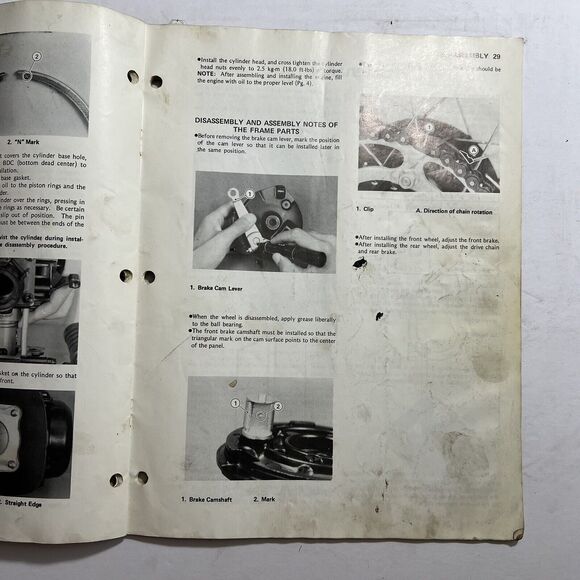 Kawasaki KX80 A2 B2 Owners Manual and Service Manual 99920 1038 01 - Picture 10 of 10